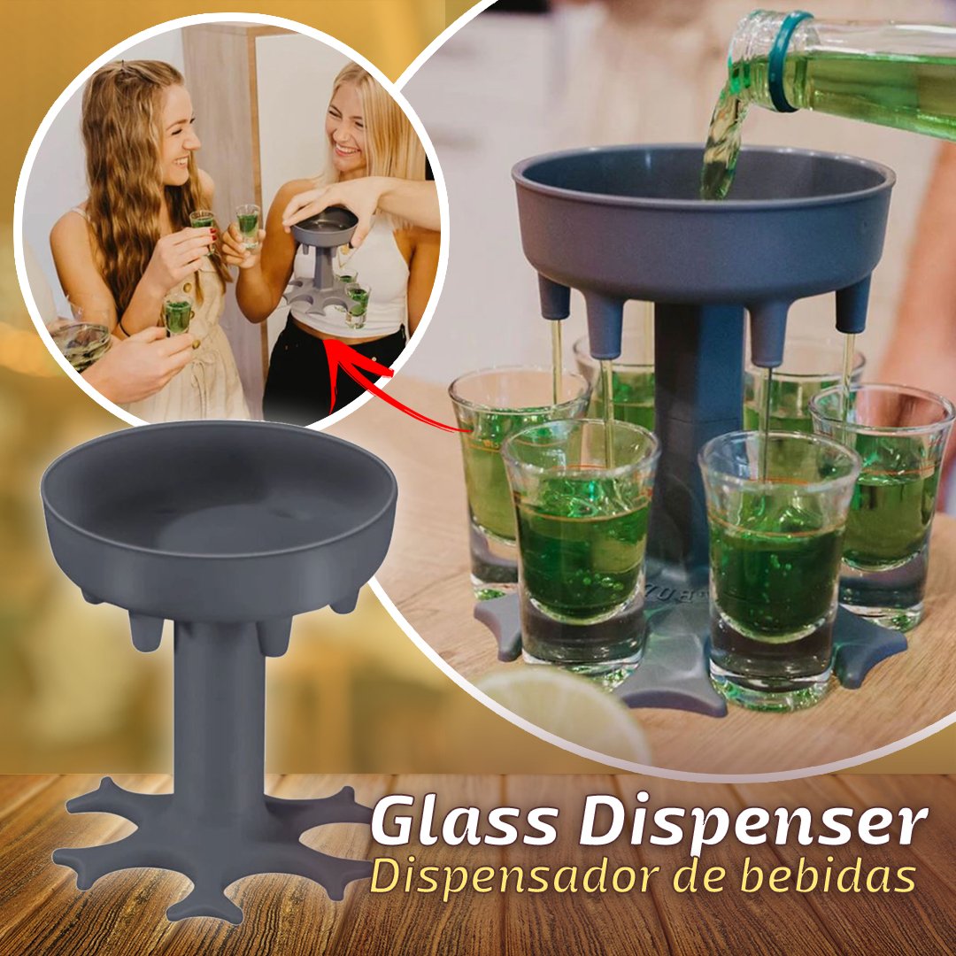 Glass Dispenser - Soporte y dispensador de bebidas