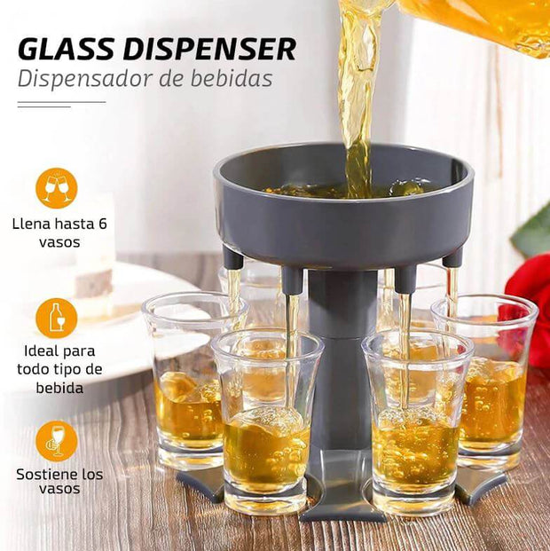 Glass Dispenser - Soporte y dispensador de bebidas